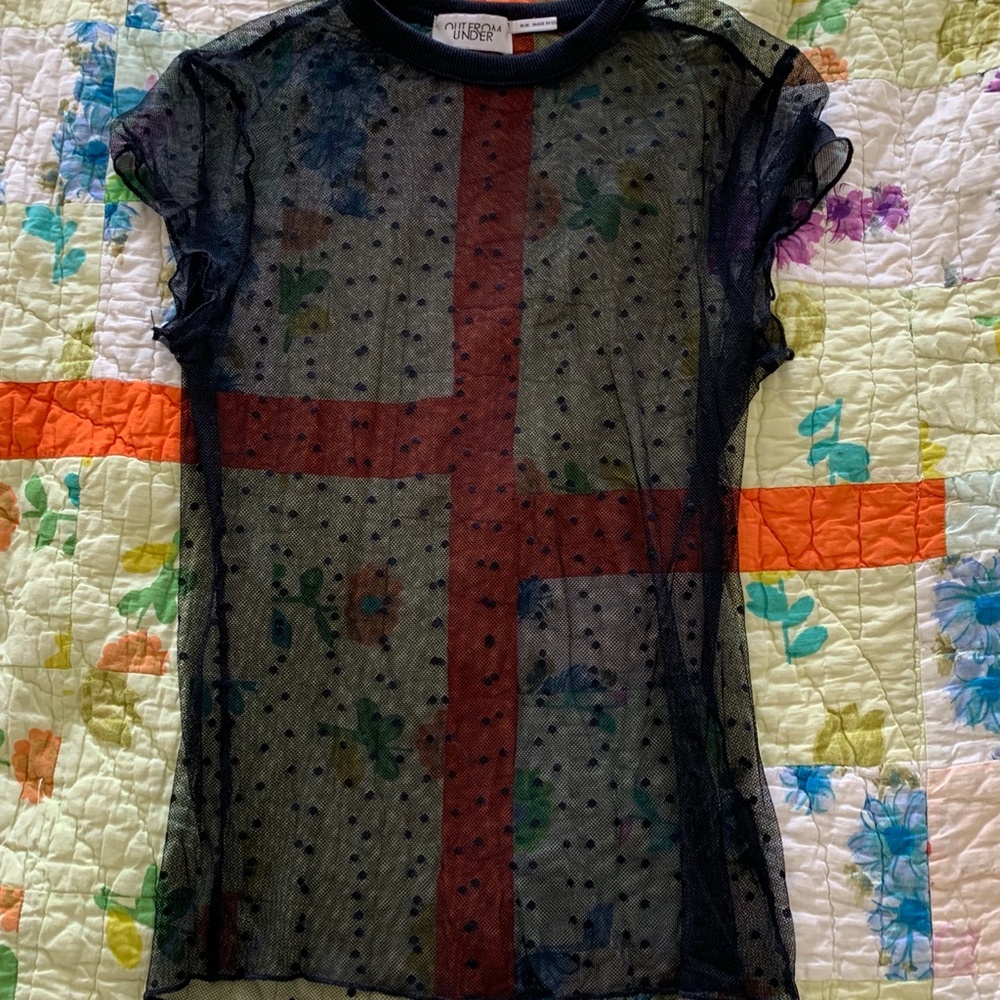 Mesh baby tee